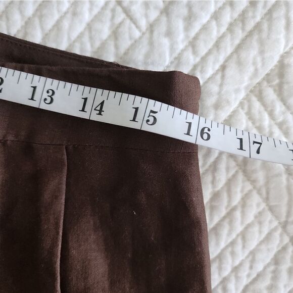 LOFT embroidery eyelet scallop hem side zip cottagecore prairie lined midi skirt - Picture 9 of 14